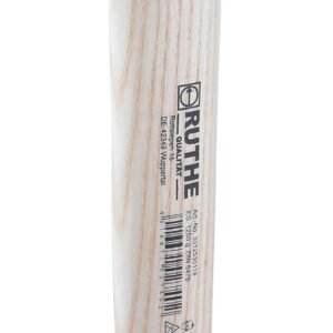 RUTHE 3012530119 - Maceta de albañil cuadrada DIN 6475 con mango de madera de fresno (1250 g)