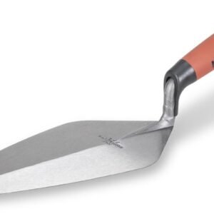 Marshalltown 10123 Mango de Madera Dura, de Acero al Carbono, para albañiles y Artistas, Dimensiones de la Llana: 165x6 mm, plata, 279x124 mm (33 11FG)