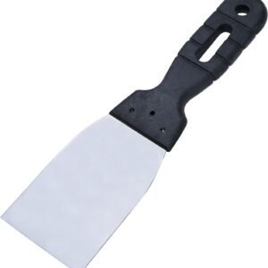 AERZETIX - C54958 - Espátula universal 60x220mm - para albañilería pintura masilla yesos - raspador/cuchillo papel pintado - manija en plástico - hoja de acero inoxidable