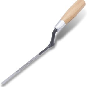 Llana de albañil de Marshalltown con mango de madera dura, de acero al carbono, para albañiles y artistas, tamaño de la llana: 165x4 mm