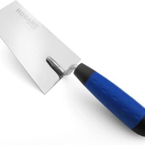 HOGARD Premium Paleta de Albañil de Acero Inoxidable con Mango Ergonómico, Made in EU